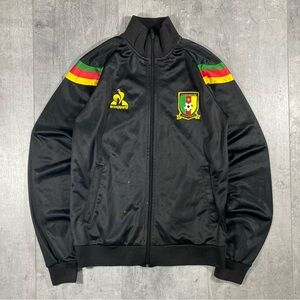 Black Cameroun Le Coq Sportif Track Jacket
